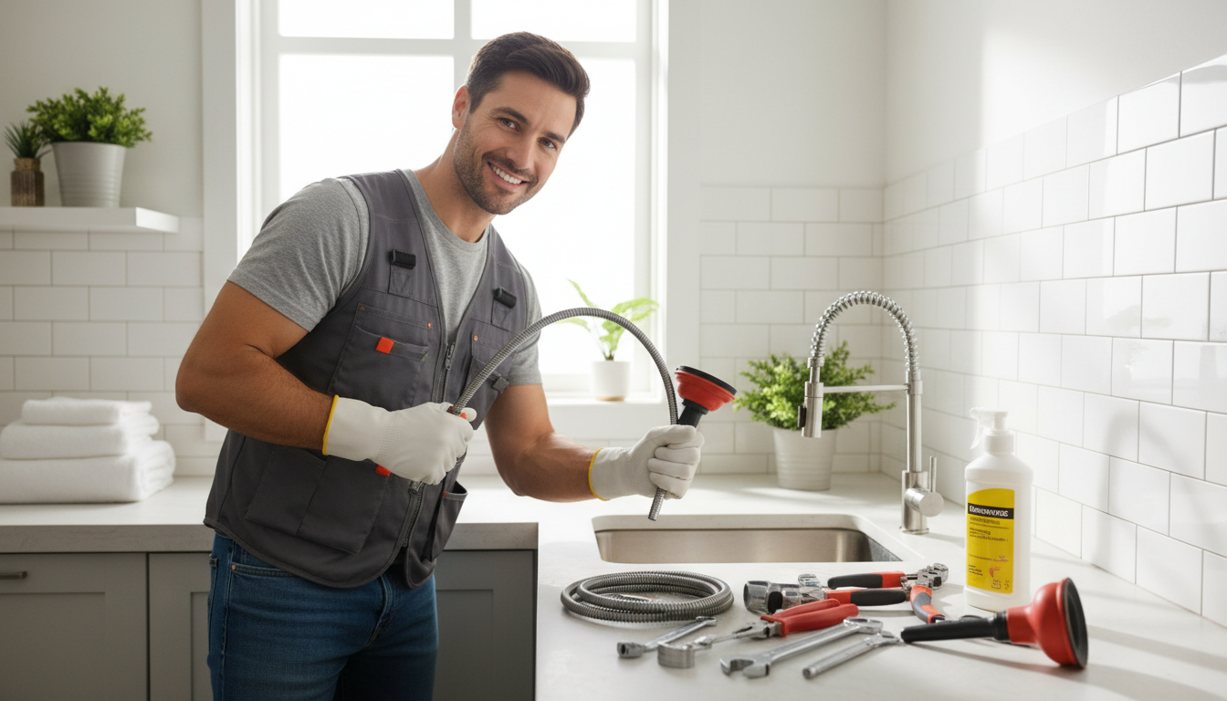 Klempner-Trick bei verstopftem Abluss