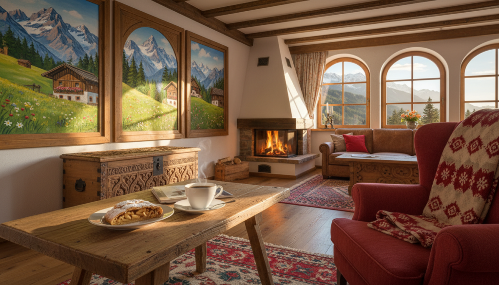 Tiroler Motive Wandgestaltung