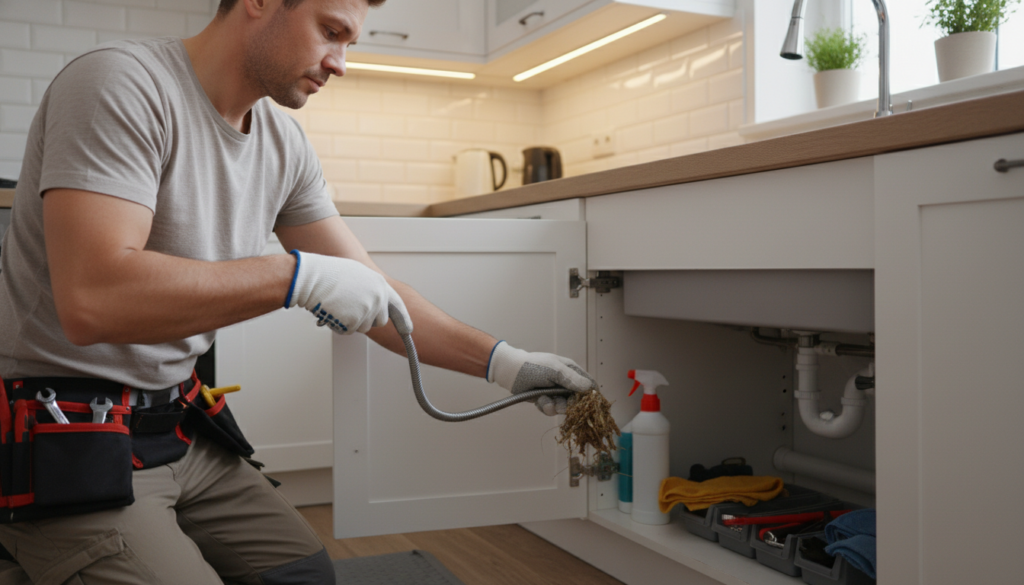 verstopften abfluss reinigen