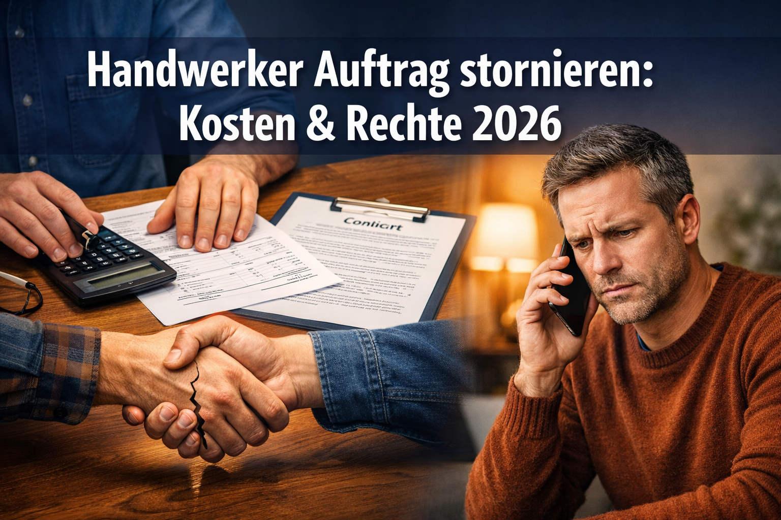 handwerker auftrag stornieren kosten